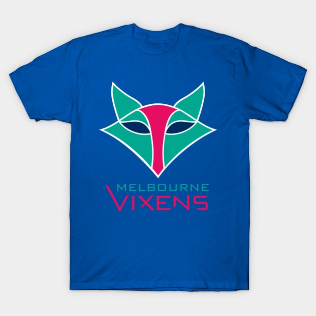 Melbourne Vixens T-Shirt by zachbrayan